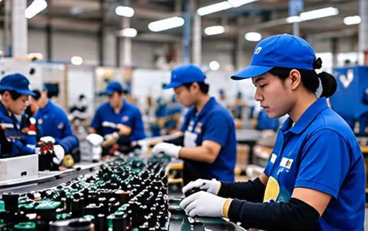 During production inspection in China