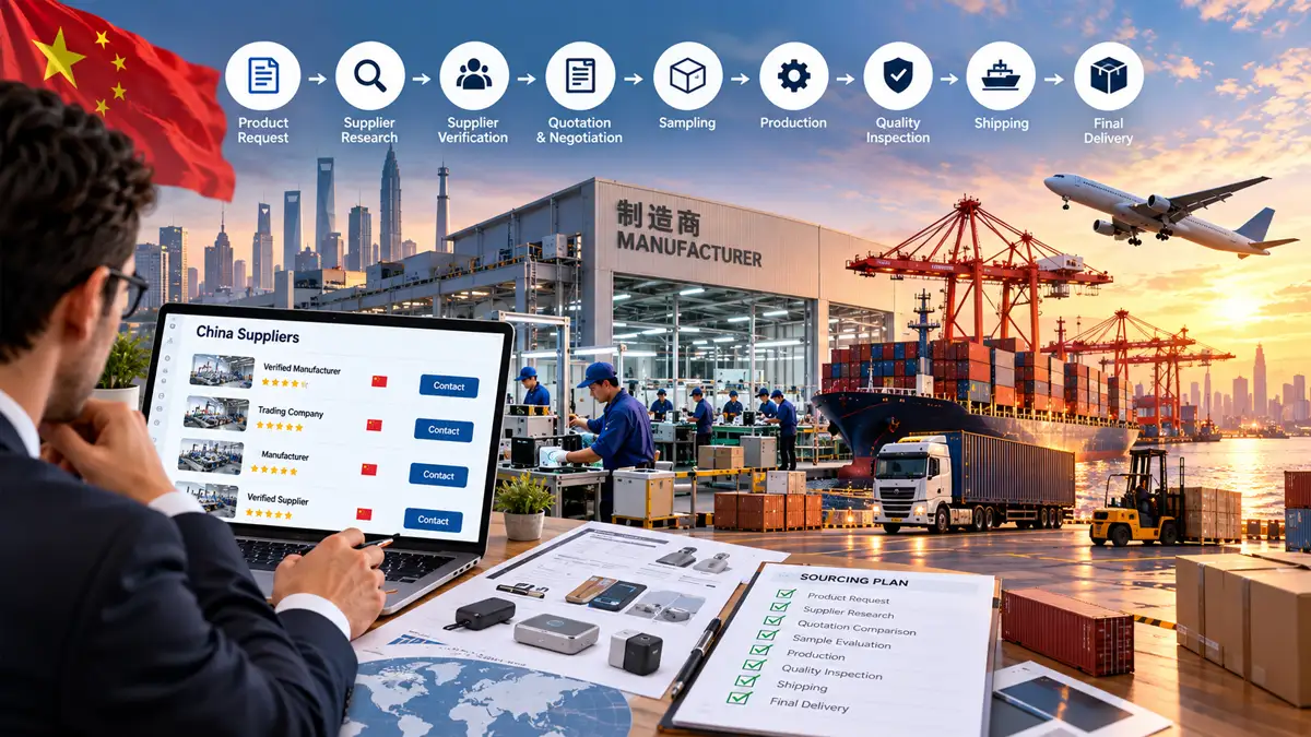 home 5 China sourcing process from supplier research to delivery